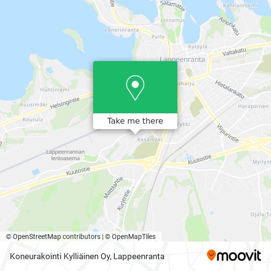 Koneurakointi Kylliäinen Oy map