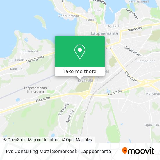 Fvs Consulting Matti Somerkoski map