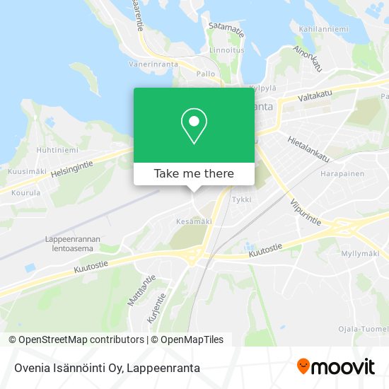 Ovenia Isännöinti Oy map