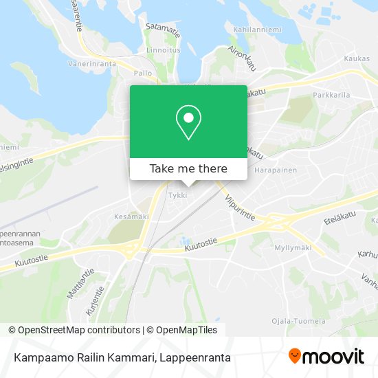 Kampaamo Railin Kammari map