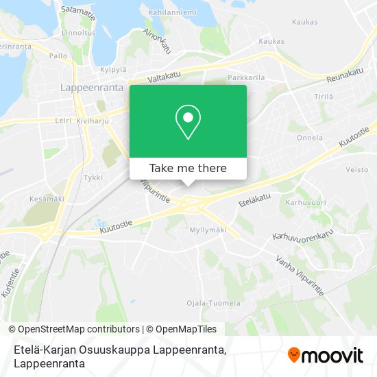 Etelä-Karjan Osuuskauppa Lappeenranta map