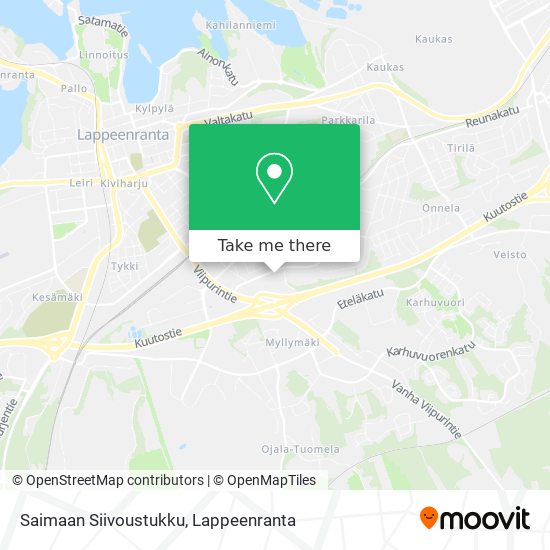 Saimaan Siivoustukku map
