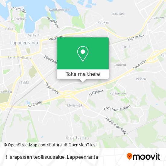 Harapaisen teollisuusalue map