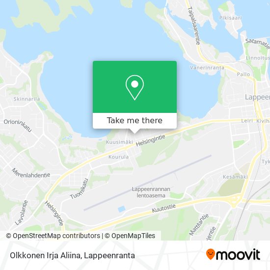 Olkkonen Irja Aliina map