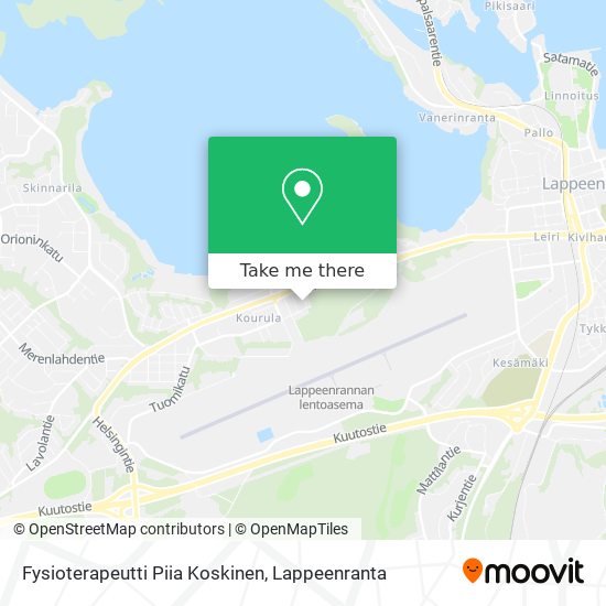 Fysioterapeutti Piia Koskinen map