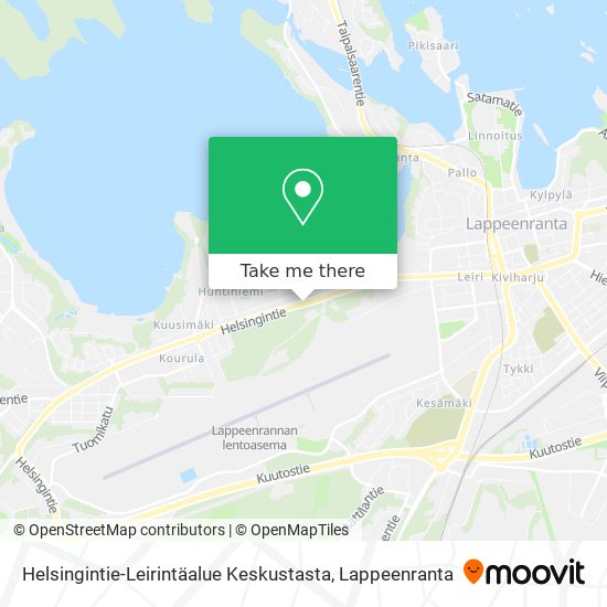 Helsingintie-Leirintäalue Keskustasta map