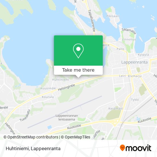 Huhtiniemi map