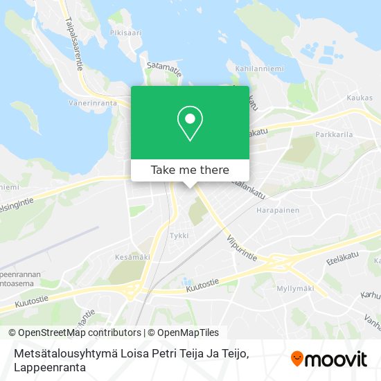 How to get to Metsätalousyhtymä Loisa Petri Teija Ja Teijo in Lappeenranta  by Bus?