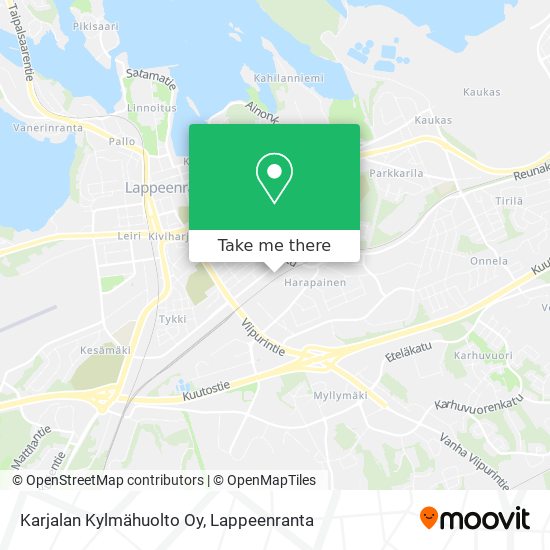 Karjalan Kylmähuolto Oy map