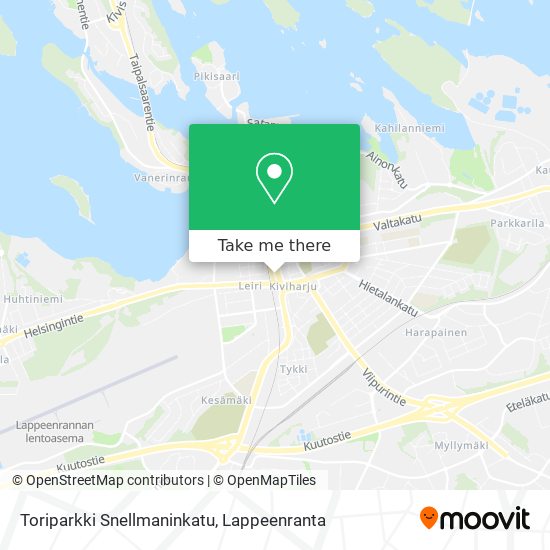 Toriparkki Snellmaninkatu map