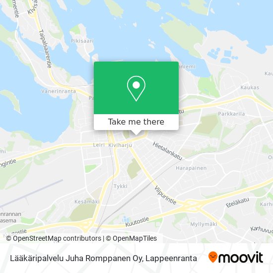 Lääkäripalvelu Juha Romppanen Oy map