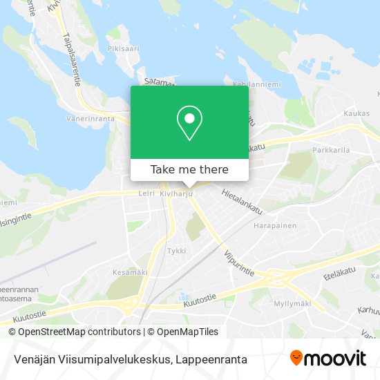 Venäjän Viisumipalvelukeskus map