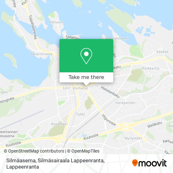 Silmäasema, Silmäsairaala Lappeenranta map