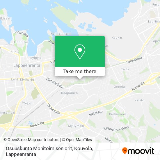 Osuuskunta Monitoimiseniorit, Kouvola map