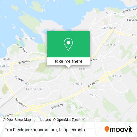 Tmi Pienkonekorjaamo Ipex map