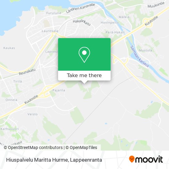 Hiuspalvelu Maritta Hurme map