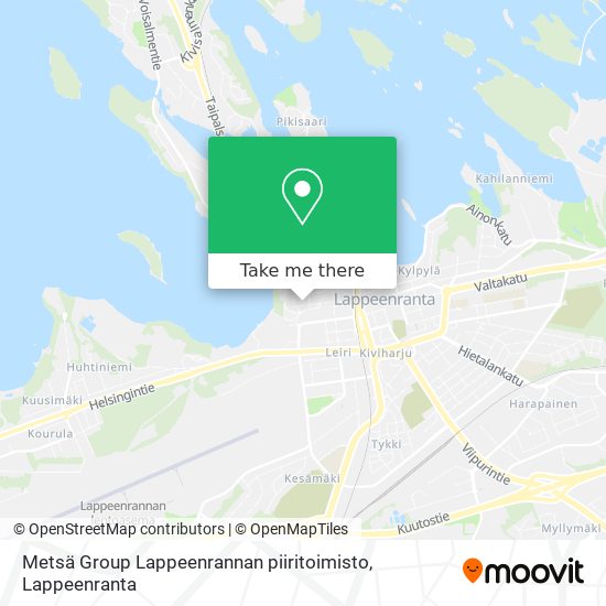 Metsä Group Lappeenrannan piiritoimisto map