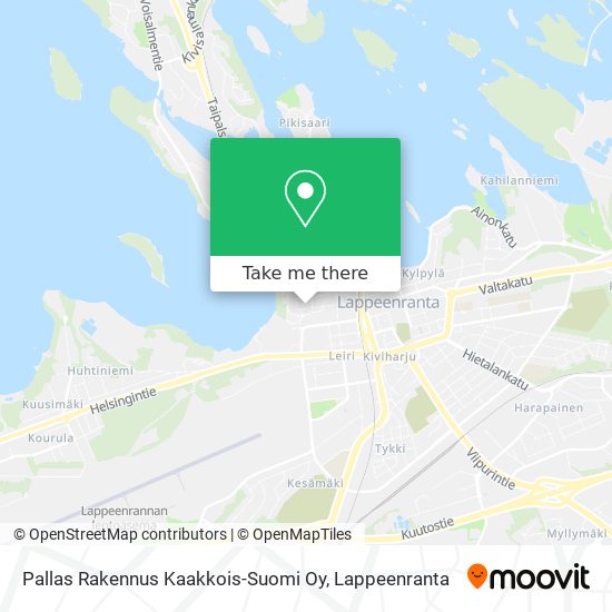 Pallas Rakennus Kaakkois-Suomi Oy map