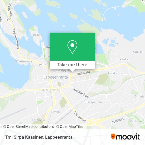 Tmi Sirpa Kaasinen map