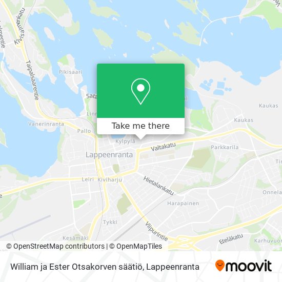 William ja Ester Otsakorven säätiö map