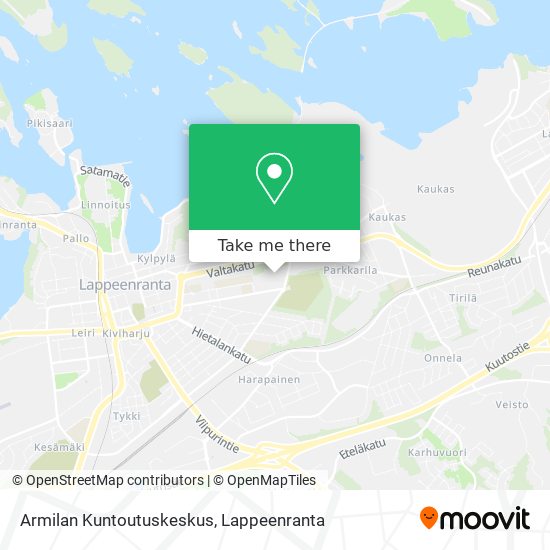 Armilan Kuntoutuskeskus map