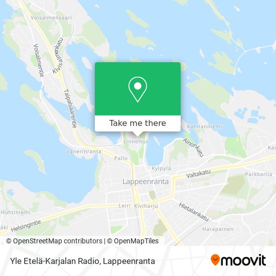 How to get to Yle Etelä-Karjalan Radio in Lappeenranta by Bus?