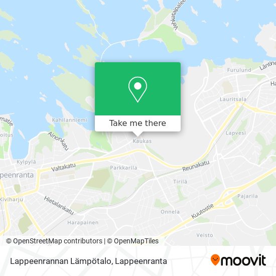 Lappeenrannan Lämpötalo map