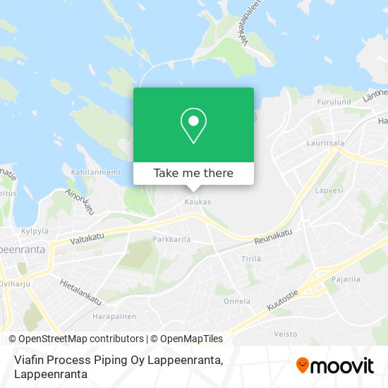 Viafin Process Piping Oy Lappeenranta map