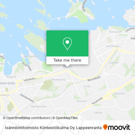 Isännöintitoimisto Kiinteistökulma Oy map