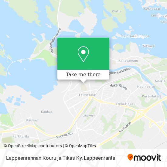 Lappeenrannan Kouru ja Tikas Ky map