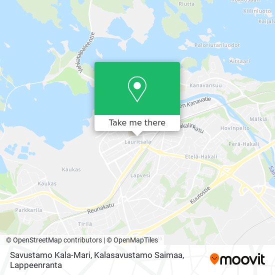 Savustamo Kala-Mari, Kalasavustamo Saimaa map