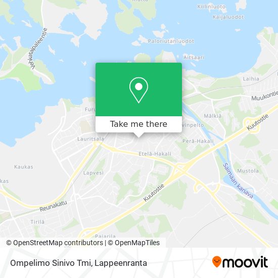 Ompelimo Sinivo Tmi map