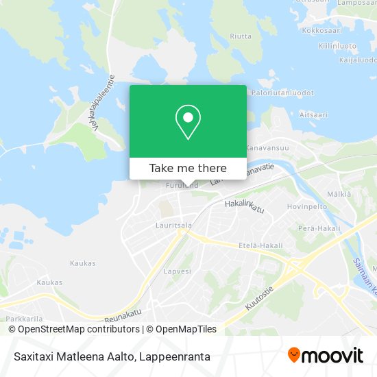 Saxitaxi Matleena Aalto map