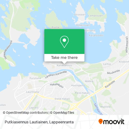 Putkiasennus Lautiainen map