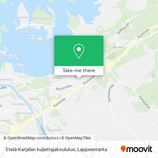 Etelä-Karjalan kuljettajakoulutus map