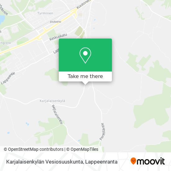 Karjalaisenkylän Vesiosuuskunta map