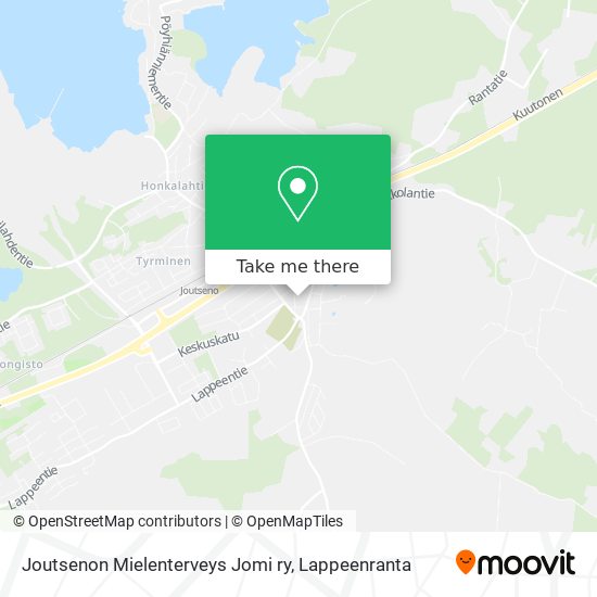 Joutsenon Mielenterveys Jomi ry map