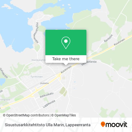 Sisustusarkkitehtitsto Ulla Marin map