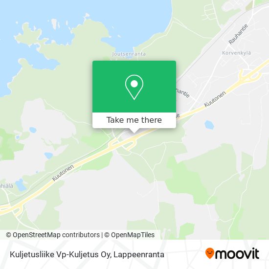 Kuljetusliike Vp-Kuljetus Oy map