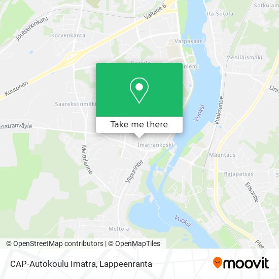CAP-Autokoulu Imatra map