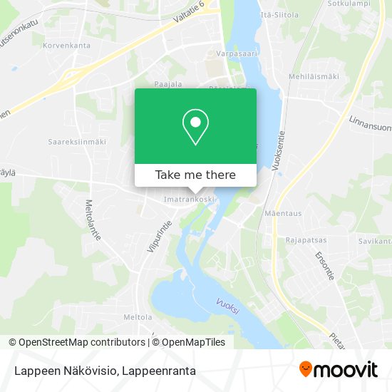 Lappeen Näkövisio map