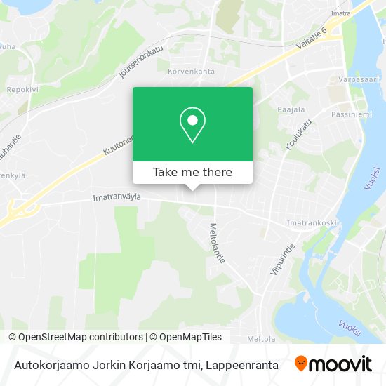 Autokorjaamo Jorkin Korjaamo tmi map