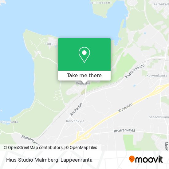 Hius-Studio Malmberg map