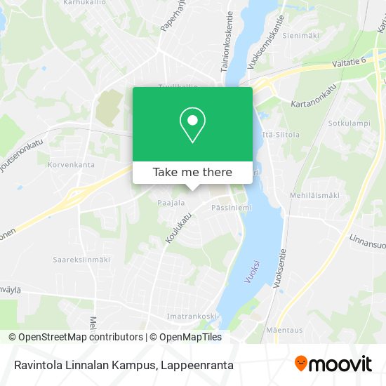 Ravintola Linnalan Kampus map