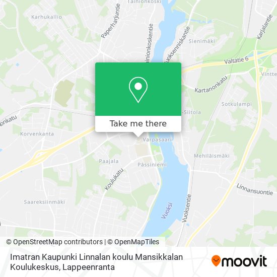 Imatran Kaupunki Linnalan koulu Mansikkalan Koulukeskus map