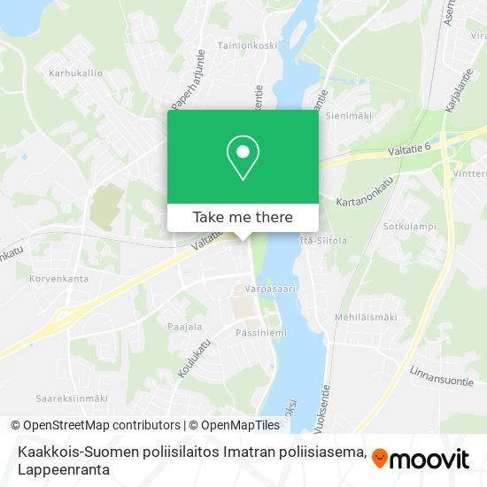 How to get to Kaakkois-Suomen poliisilaitos Imatran poliisiasema by Bus?