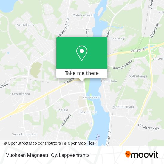 Vuoksen Magneetti Oy map