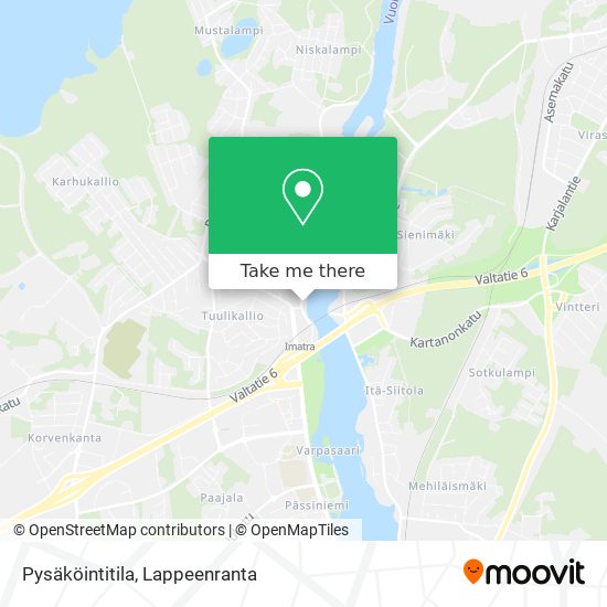Pysäköintitila map