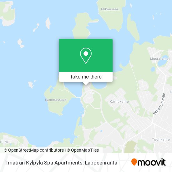 Imatran Kylpylä Spa Apartments map