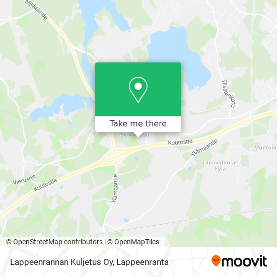 Lappeenrannan Kuljetus Oy map